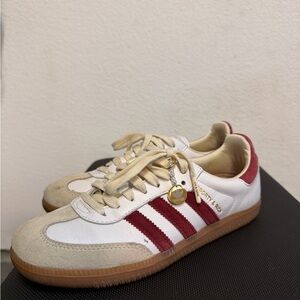Adidas Sporty & Rich White and Red Sambas women’s 6.5